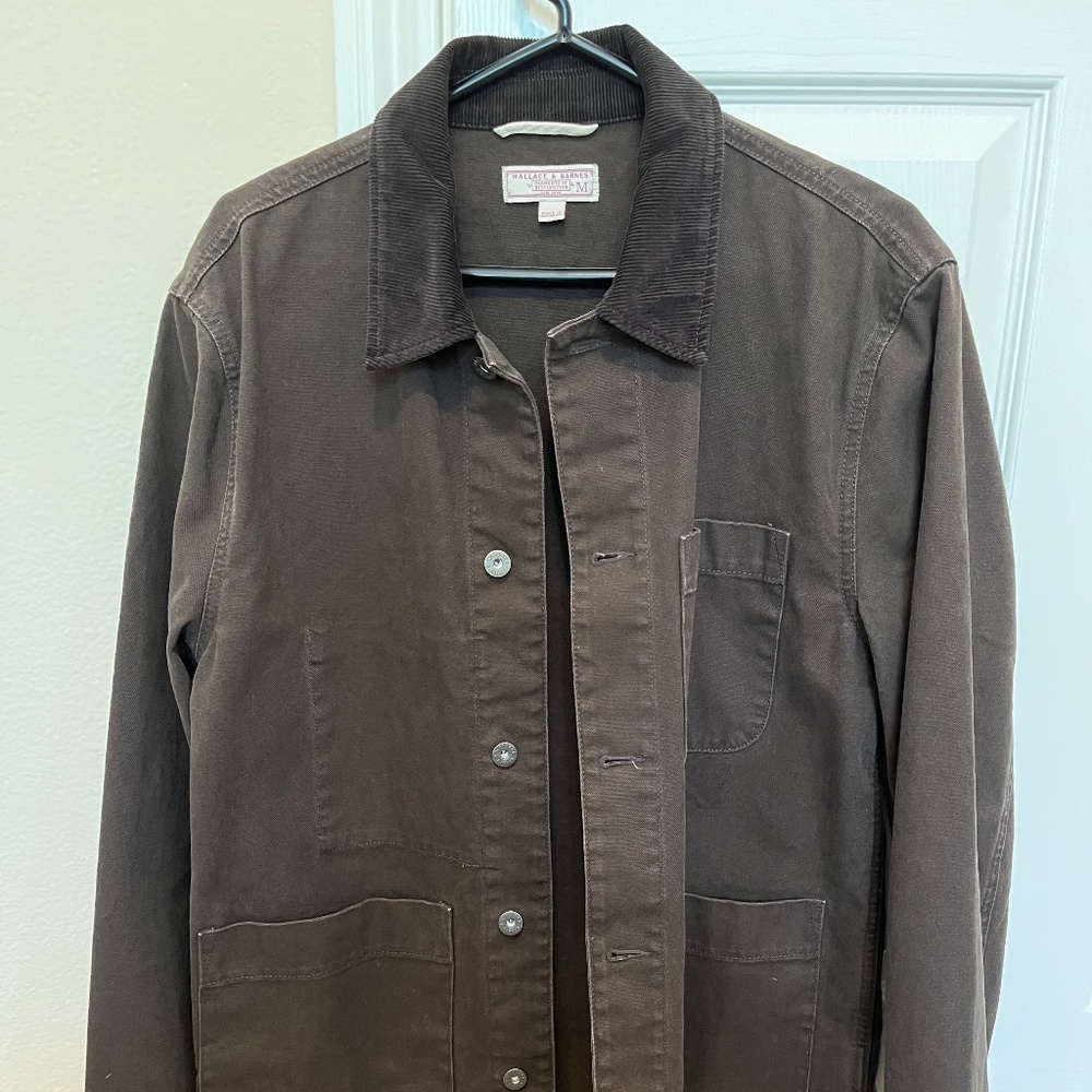 J. Crew Wallace & Barnes Chore Jacket with Corduroy Collar